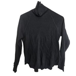 Everlane Womens Organic Cotton Thermal Turtleneck Sz S Gorpcore Minimaist Casual